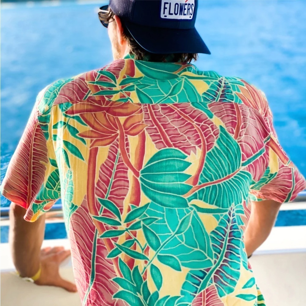 Kenny Flowers The Tropical Chancer Short Sleeve Shirt Size 3XL